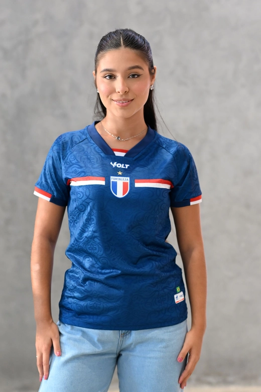 Camisa Jogo 3 2025 Fortaleza Esporte Clube Feminina Azul Marinho Volt