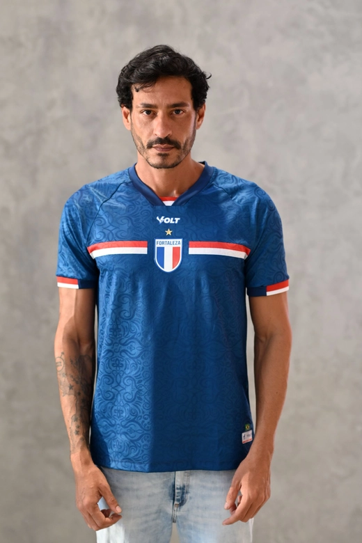 Camisa Plus Jogo 3 2025 Fortaleza Esporte Clube Masculina Azul Marinho Volt