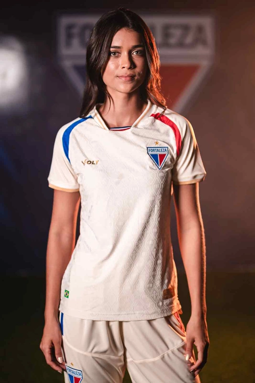 Camisa Glória Fortaleza 2026 Branca Feminina Volt