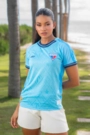 Camiseta Copa do Nordeste Fortaleza Feminina Azul 2026 Volt