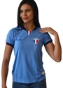 Camisa La Cruz Fortaleza 2024 Azul Feminina