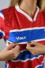 Camisa Jogo 1 Tradição 2025 Escudo Retrô Fortaleza Esporte Clube Feminina Tricolor Volt