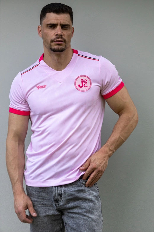 Camisa Outubro Rosa 2025 JEC Masculina Volt