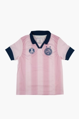 Camisa Outubro Rosa Bahia Infanto Juvenil