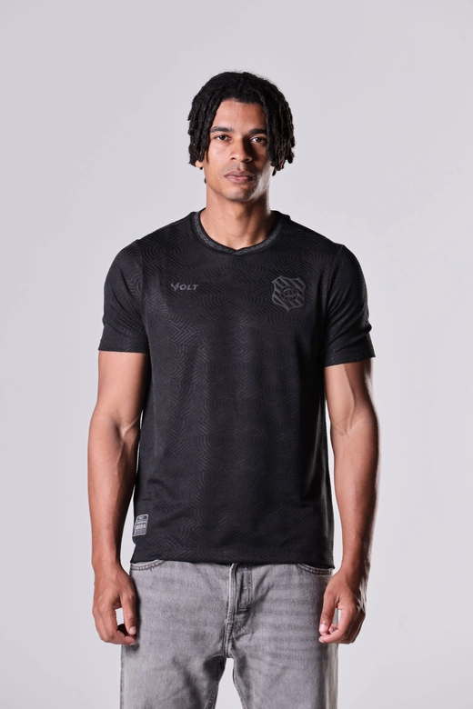 Camisa Consciência Negra 2025 Figueirense Masculina Preta Volt
