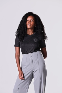 Camisa Consciência Negra 2025 América Futebol Clube Feminina Preta Volt