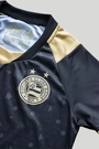 Camisa Novembro Negro AFROPUNK 2025 Esporte Clube Bahia Infanto Juvenil Preta