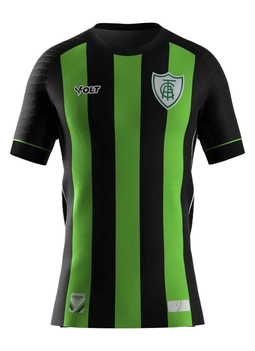 Camisa Jogo 1 2025 América Infanto Juvenil Volt Preta e Verde