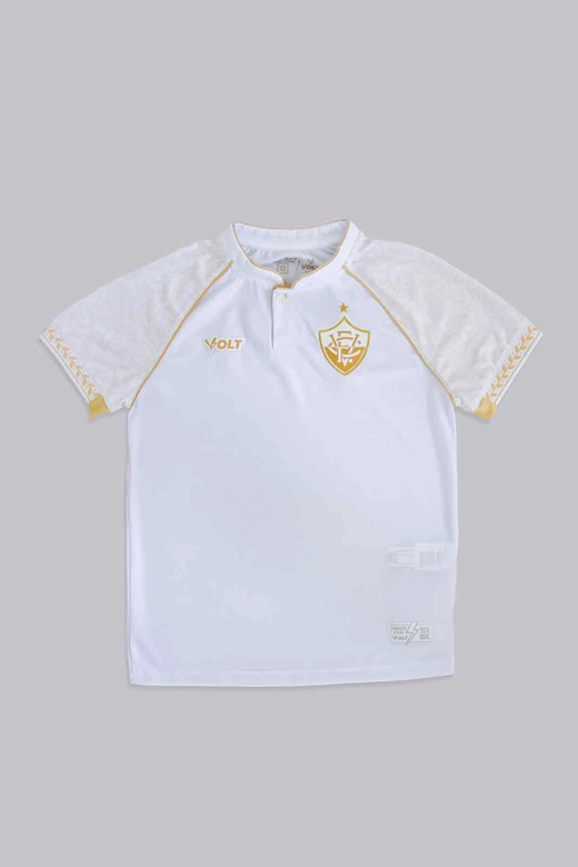 Camisa Reveillon 2026 Esporte Clube Vitória Infanto Juvenil Branca Volt