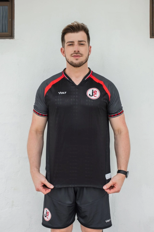 Camisa Goleiro 2 2026 JEC Preta Masculina Volt