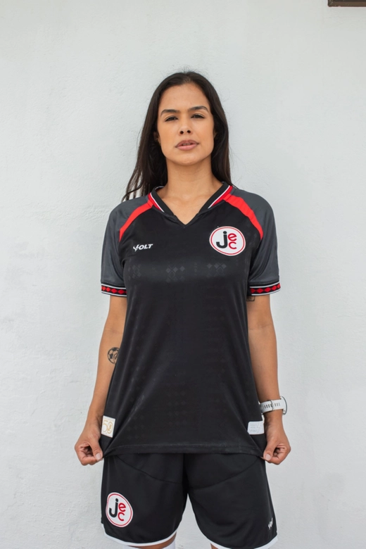 Camisa Goleiro 2 2026 JEC Preta Feminina Volt