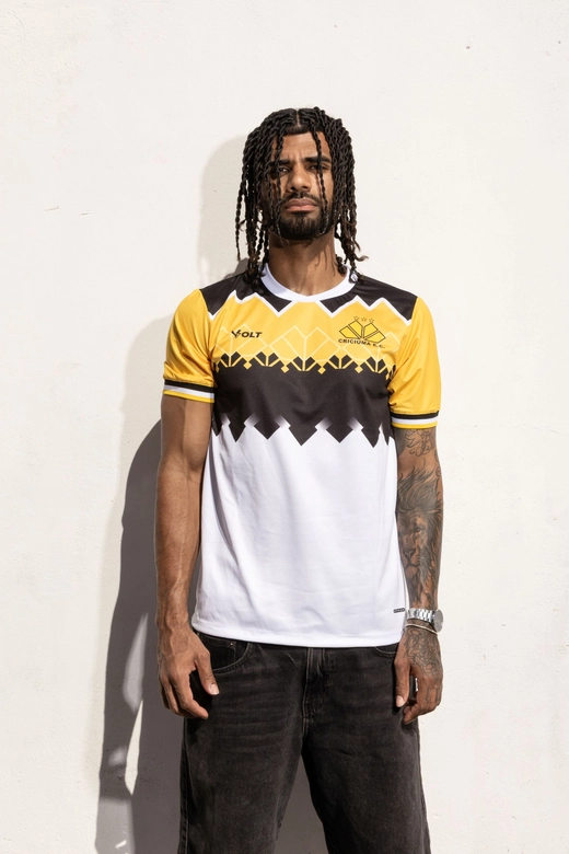 Camisa Attack 5 Criciúma Esporte Clube Masculina Tricolor Volt