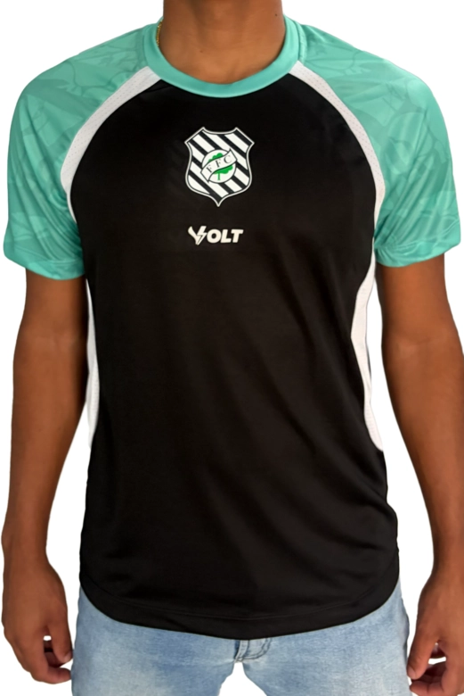Camiseta Treino Figueirense Masculina Preto Volt
