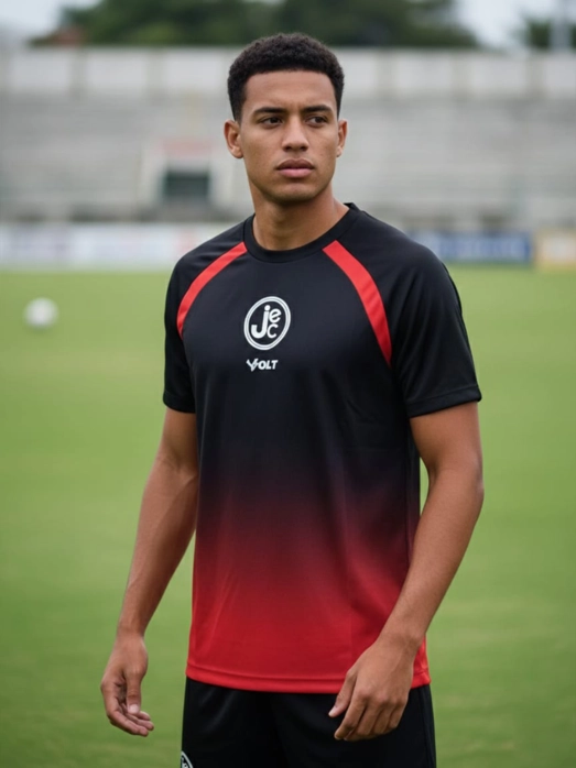 Camiseta Treino Jec Masculino Preto 2026 Volt