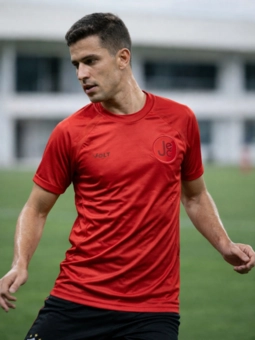 Camiseta Aquece Jec Masculino Vermelha 2026 Volt