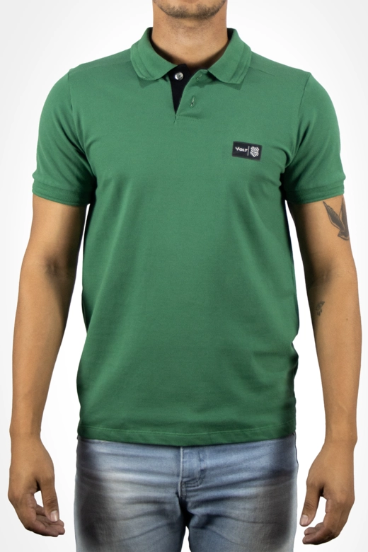 Camiseta Polo Treinador Figueirense Masculina Verde Volt
