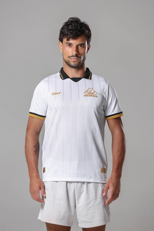 Camisa Polo Jogo 2 2026 Criciúma Masculino Branca