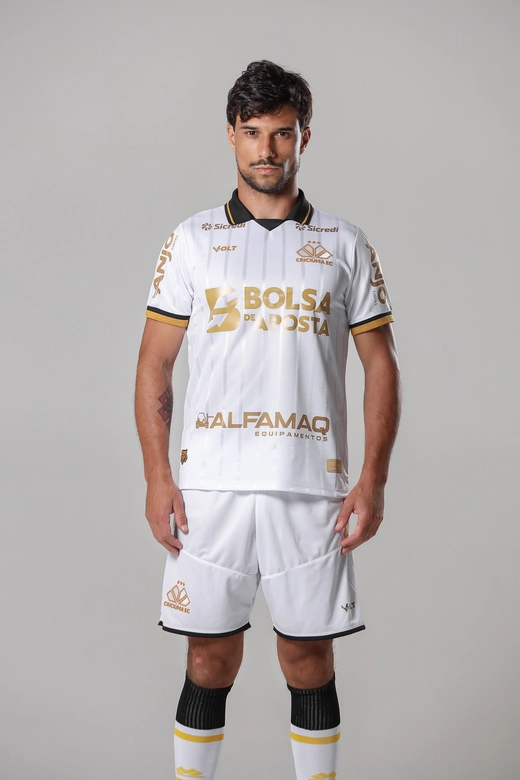 Camisa Polo Jogo 2 2026 Com Patrocínio Criciúma Masculino Branca