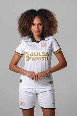 Camisa Polo Jogo 2 2026 Com Patrocínio Criciúma Feminina Branco