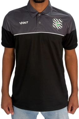 Camiseta Polo Treinador Figueirense Masculina Preto Volt