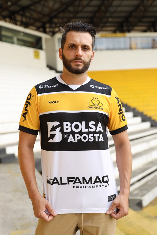 Camisa Jogo 1 2026 com Patrocínio e Número Criciúma Masculino Volt