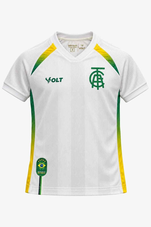 Camisa Copa do Mundo 2 2026 América Infanto Juvenil Volt