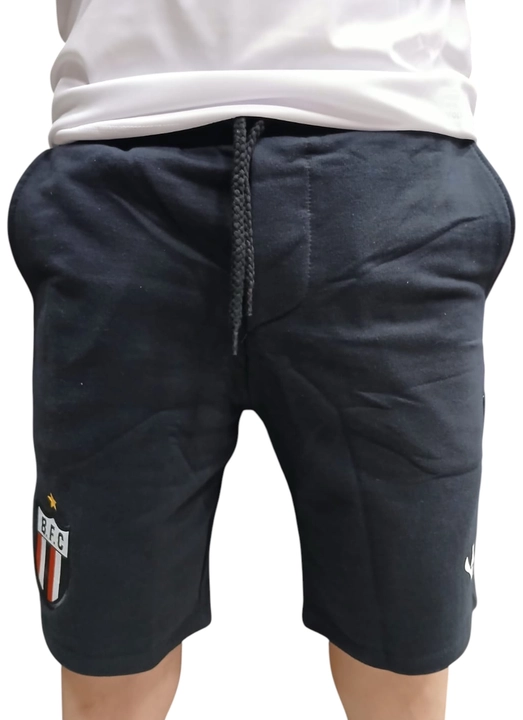 Bermuda Moletom Masculina Preta Volt