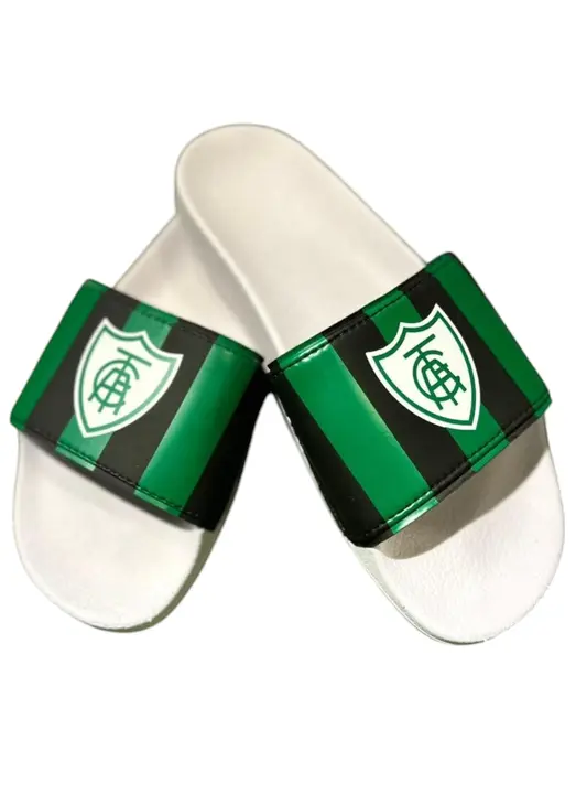 Slide América Branco Verde e Preto