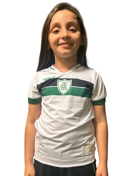 Camisa Jogo 2 2024 América Mineiro Infanto Juvenil Branca Volt