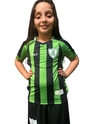 Camisa e Calção Jogo 1 América Futebol Clube Infanto Juvenil Preto Verde Volt