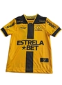 Camisa Jogo 4 Criciúma Com Patrocínio 2025 Amarela e Preta Infanto Juvenil Volt
