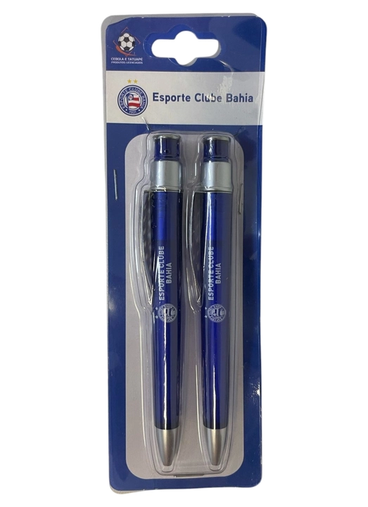 Conjunto Caneta Blister Esporte Clube Bahia Azul