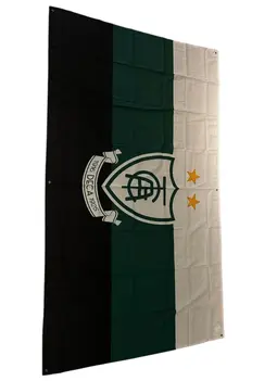 Bandeira América Verde Prato e Branco