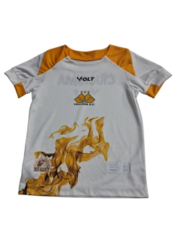 Camisa Aquece Criciúma 2025 Branca Infanto Juvenil Volt