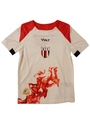 Camisa Aquece Botafogo 2025 Infanto Juvenil Branca Volt