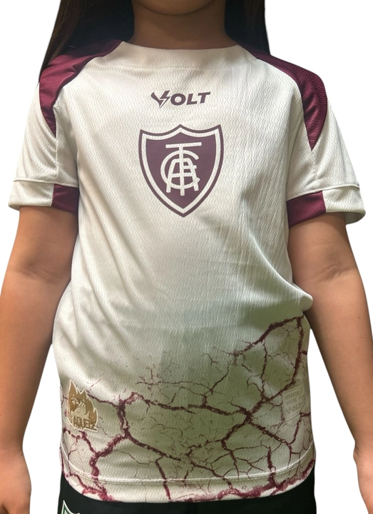 Camisa Aquece América Mineiro 2025 Branca Infanto Juvenil Volt