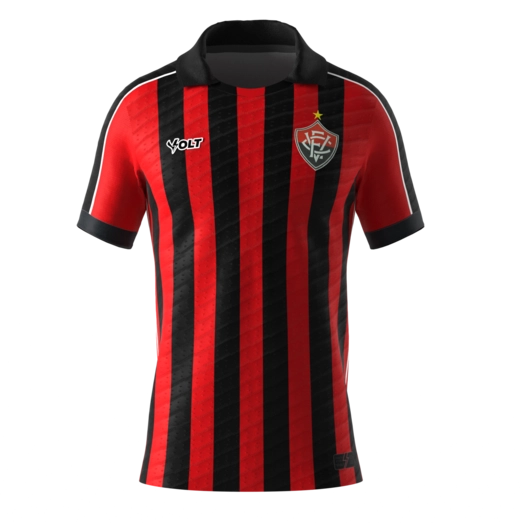 Camisa Jogo 1 2025 Vitória Masculina Volt Rubro Negra