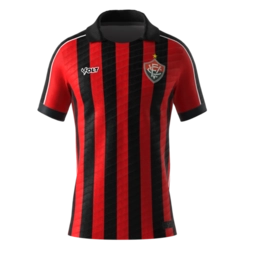 Camisa Jogo 1 2025 Vitória Masculina Volt Rubro Negra