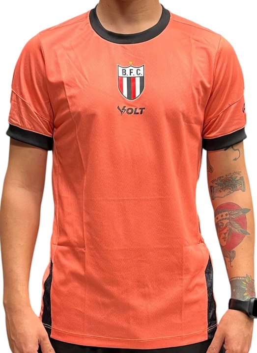 Camisa Treino Goleiro Botafogo Laranja Masculina Volt