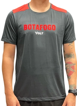 Camisa Concentração Comissão Técnica Botafogo Masculina Vermelha e Preta