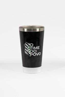 Copo Térmico Gluck 473 Ml Figueirense Preto