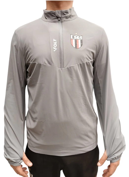 Blusão Treino Atleta Botafogo Futebol Clube Masculino Cinza Volt