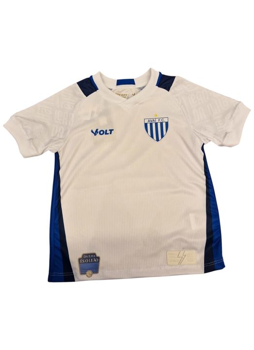 Camisa Jogo 2 2025 Avaí Infanto Juvenil Branco Volt