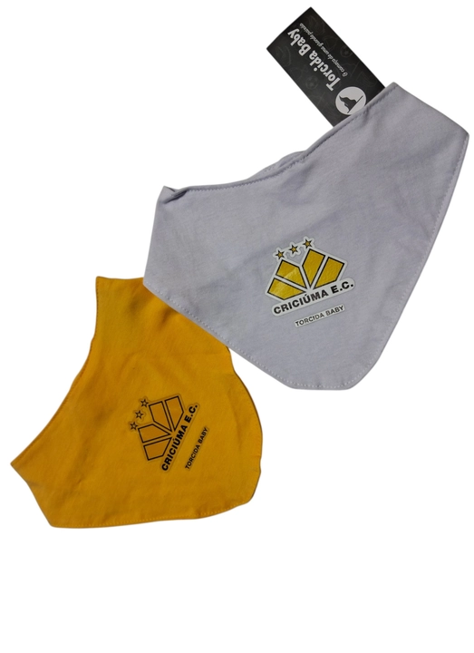 Babador Bandana Kit 2 Peças Criciúma Esporte Clube