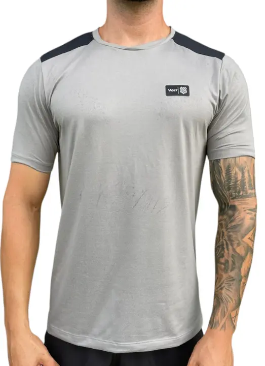 Camisa Viagem Atleta Figueirense Masculino Cinza Volt