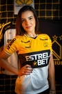 Camisa Jogo 1 2025 Com Patrocínio Criciúma Feminina Tricolor