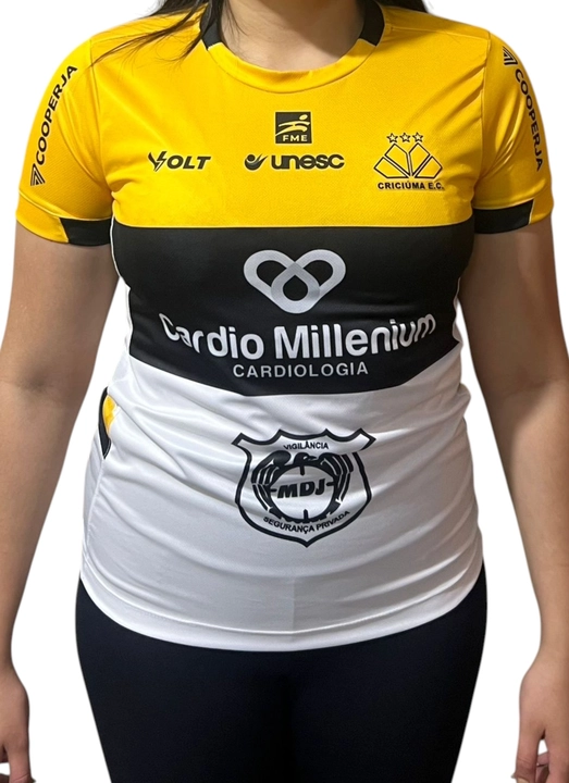 Camisa Jogo 1 Com Numero Criciúma Esporte Clube Feminina