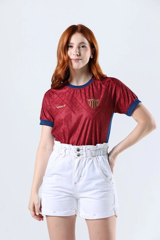 Camisa Goleiro 1 2025 Avaí Feminina  Bordo Volt