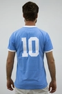 Camisa Manchester City Retrô 1972 Nº 10 Azul