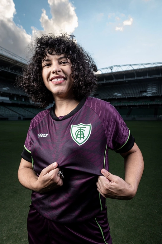 Camisa Goleiro 3 2025 América Feminina Volt Roxa